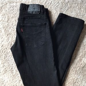Boys Black Levi’s 511